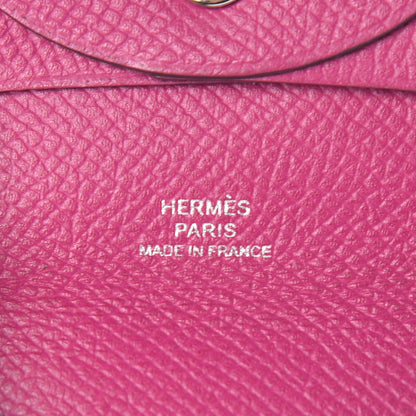 Hermes Epsom Bastia Coin Purse Rose Pourpre 5 of 7