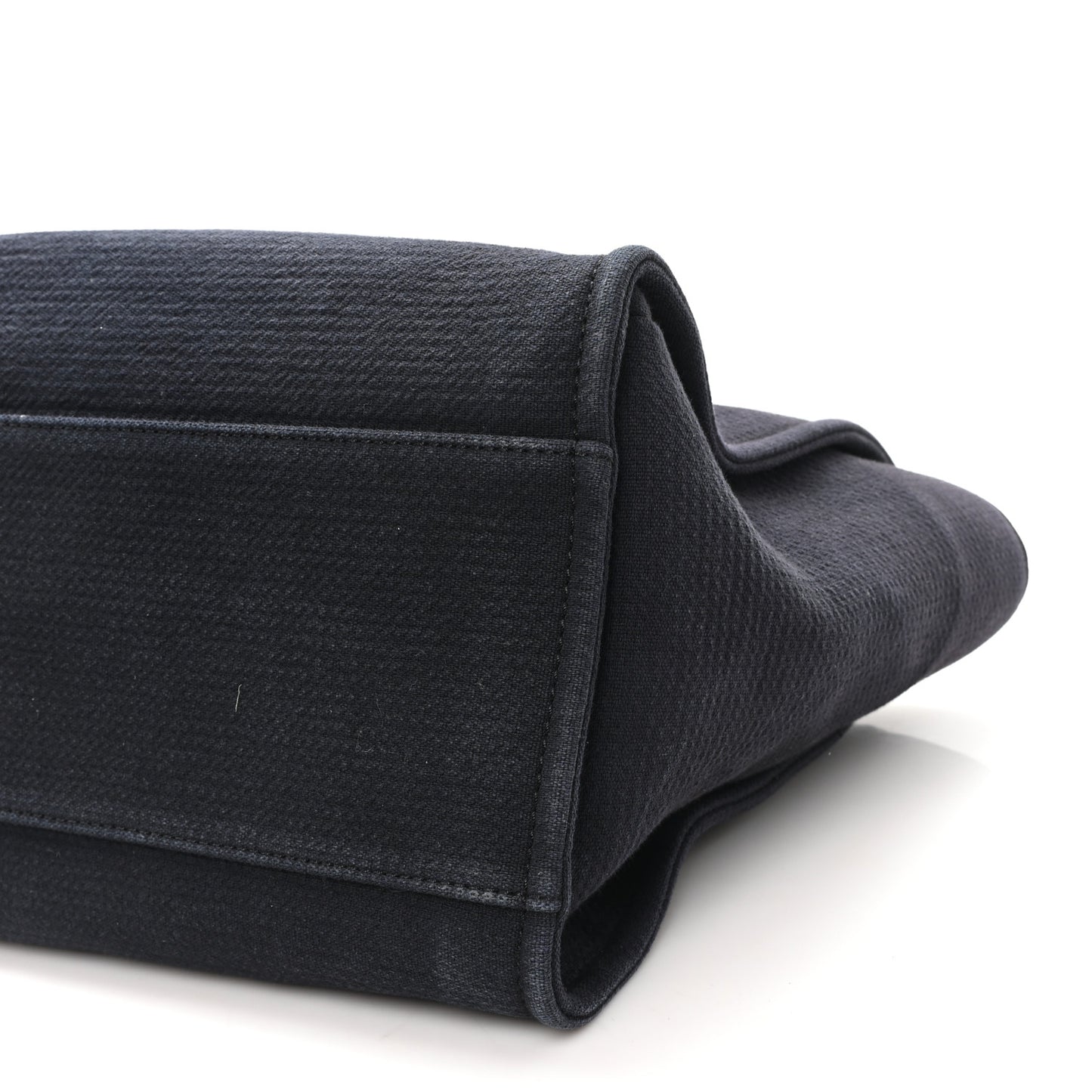 Mixed Fibers Medium Deauville Tote Navy Blue