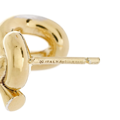 Bottega Veneta Sterling Silver Knot Earrings Gold 4 of 4