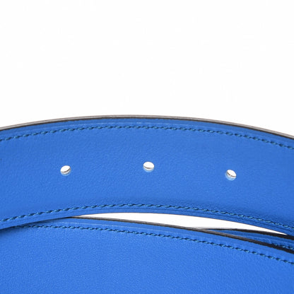 Hermes Polo Bullskin Swift 32mm H Belt 105 Macassar Bleu Hydra 5 of 7