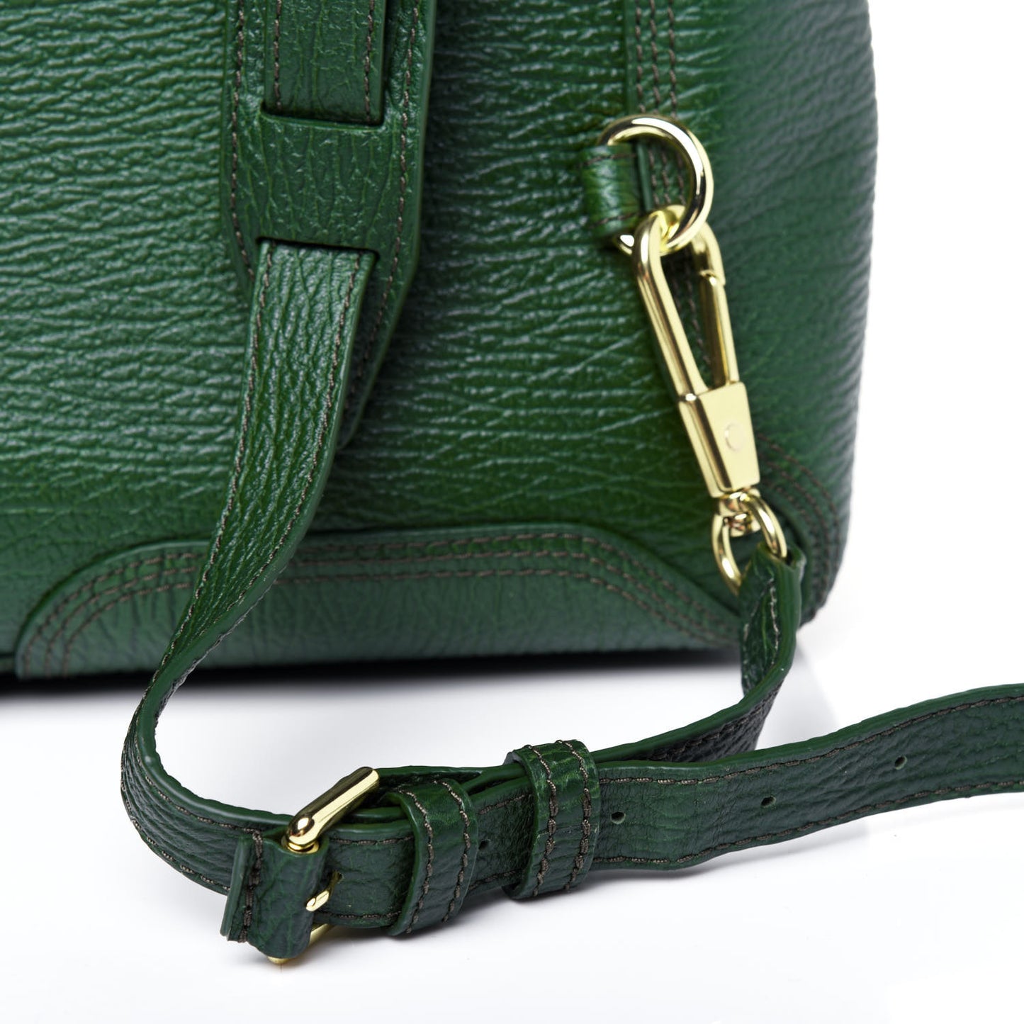 Textured Calfskin Pashli Backpack Jade