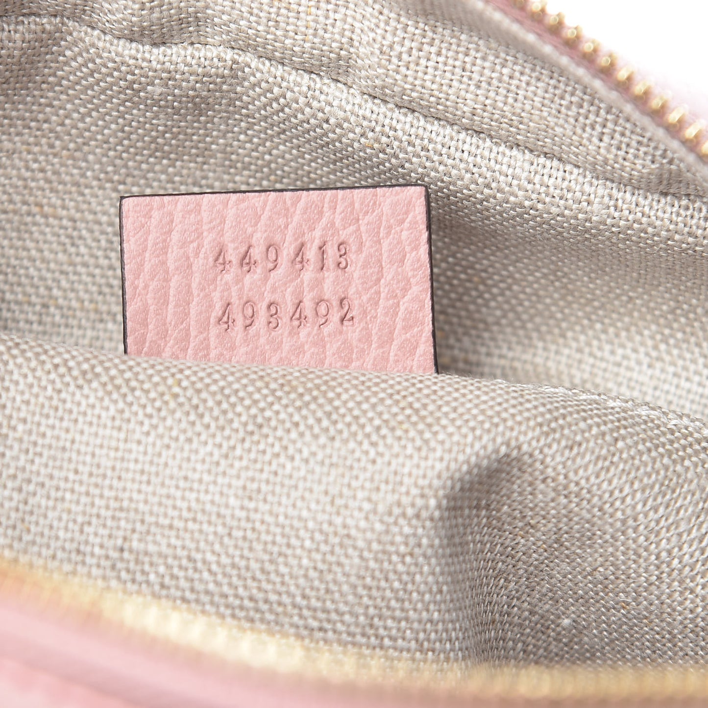 Monogram Mini Bree Messenger Bag Beige Soft Pink