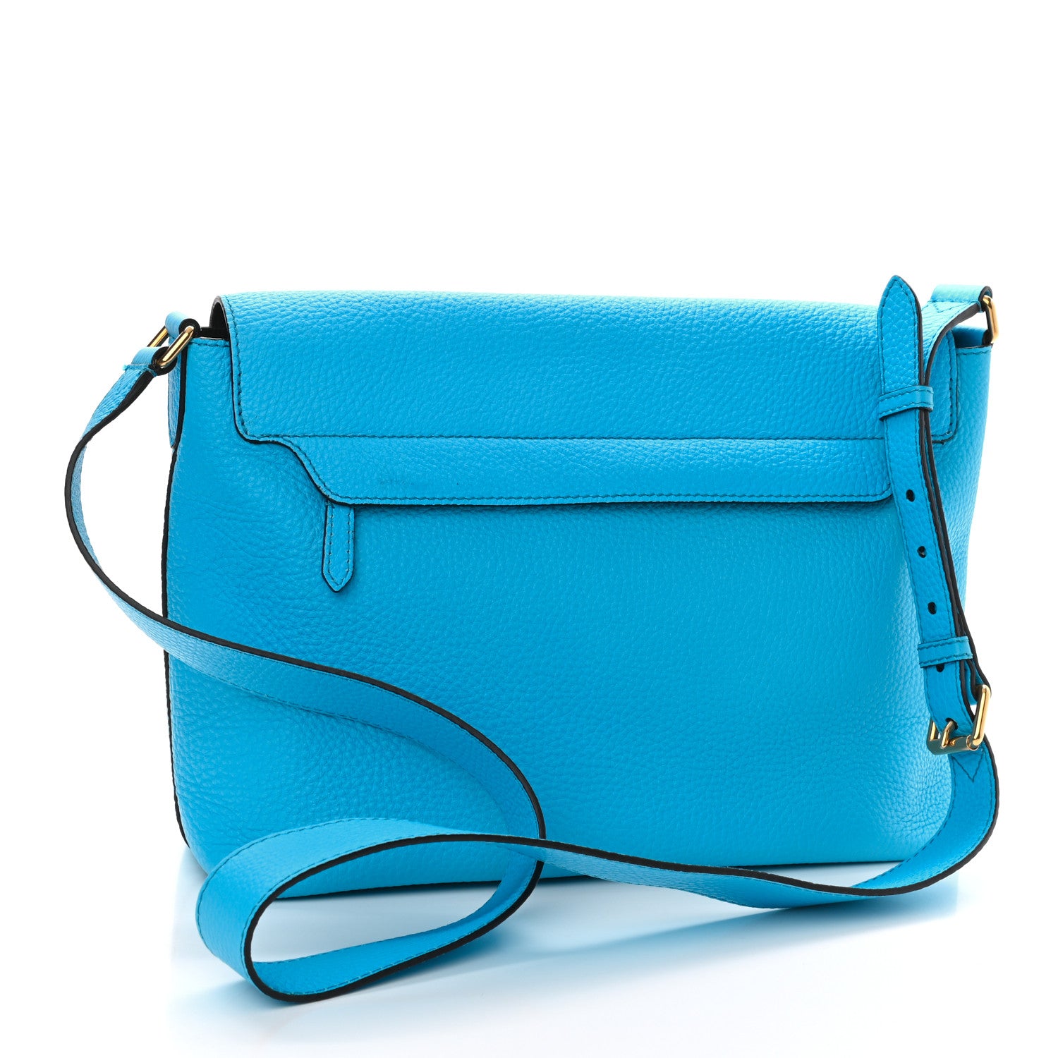 Burberry Signature Grain Burleigh Crossbody Bag Blue 3 of 13