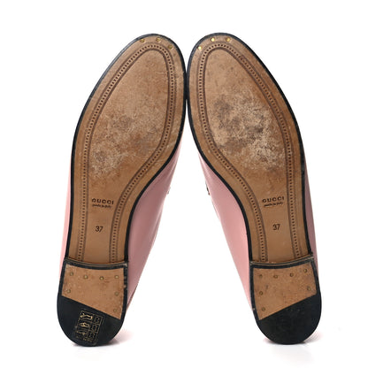 Gucci Lambskin Womens Brixton Horsebit Loafers 37 Perfect Pink 5 of 8