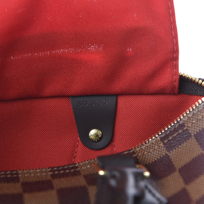 Louis Vuitton Damier Ebene Speedy Bandouliere 30 10 of 11