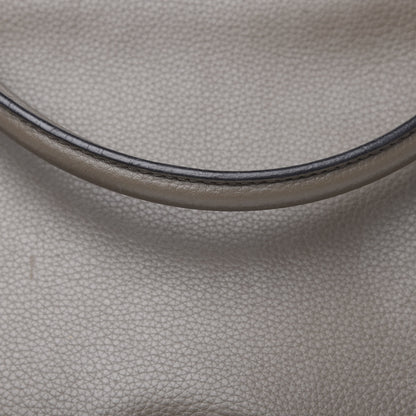 Celine Drummed Calfskin Suede Medium Trapeze Taupe 19 of 20