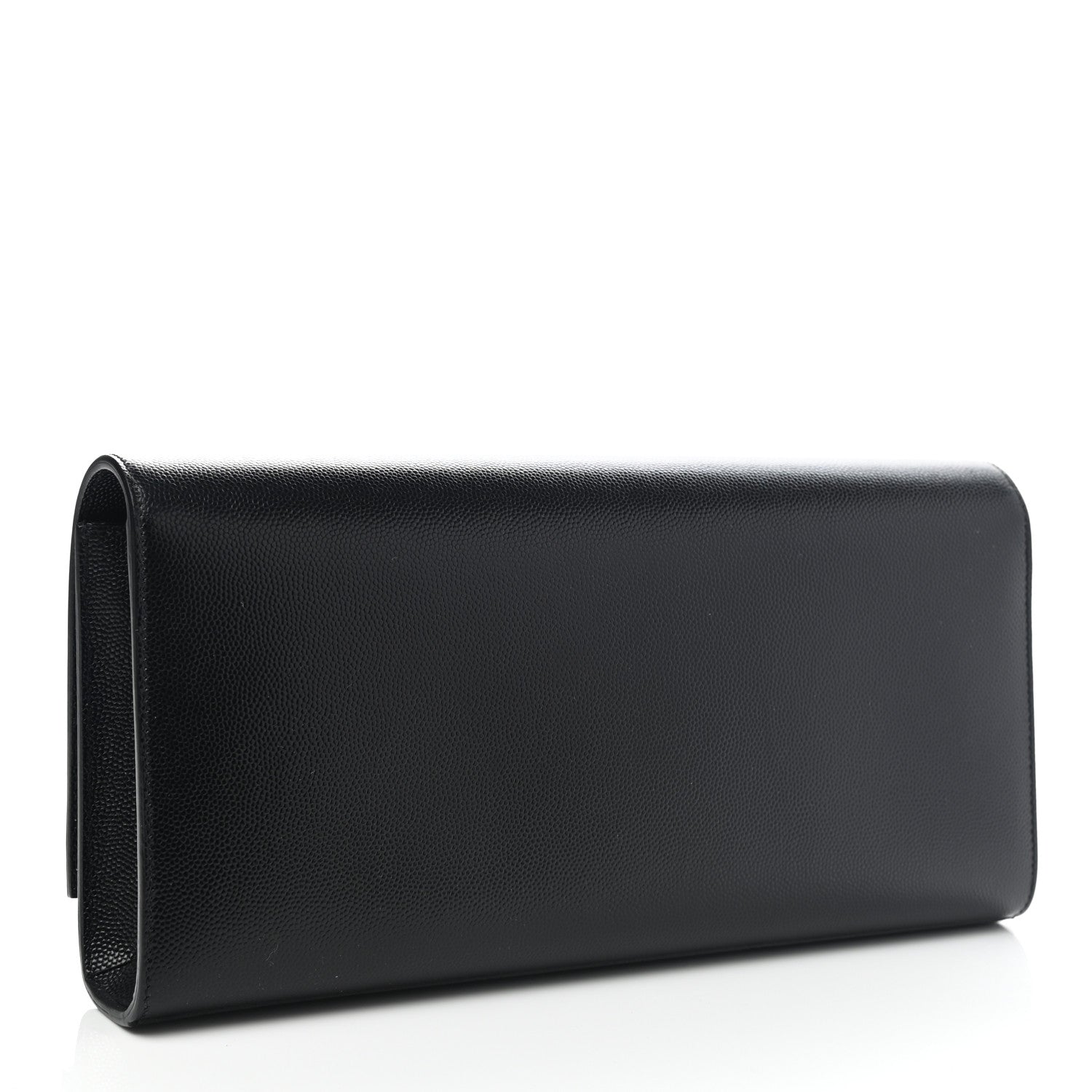Saint Laurent Grain De Poudre Monogram Cassandre Clutch Black 3 of 8