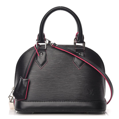 Louis Vuitton Epi Alma BB Black Hot Pink 1 of 8