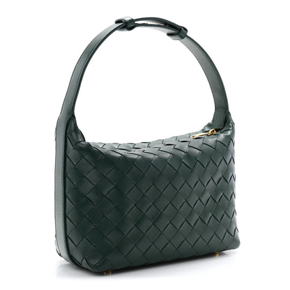 Bottega Veneta Calfskin Intrecciato Mini Wallace Emerald Green 3 of 10