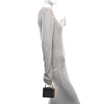 Celine Shiny Calfskin Lana Triomphe Minaudiere Black 2 of 9