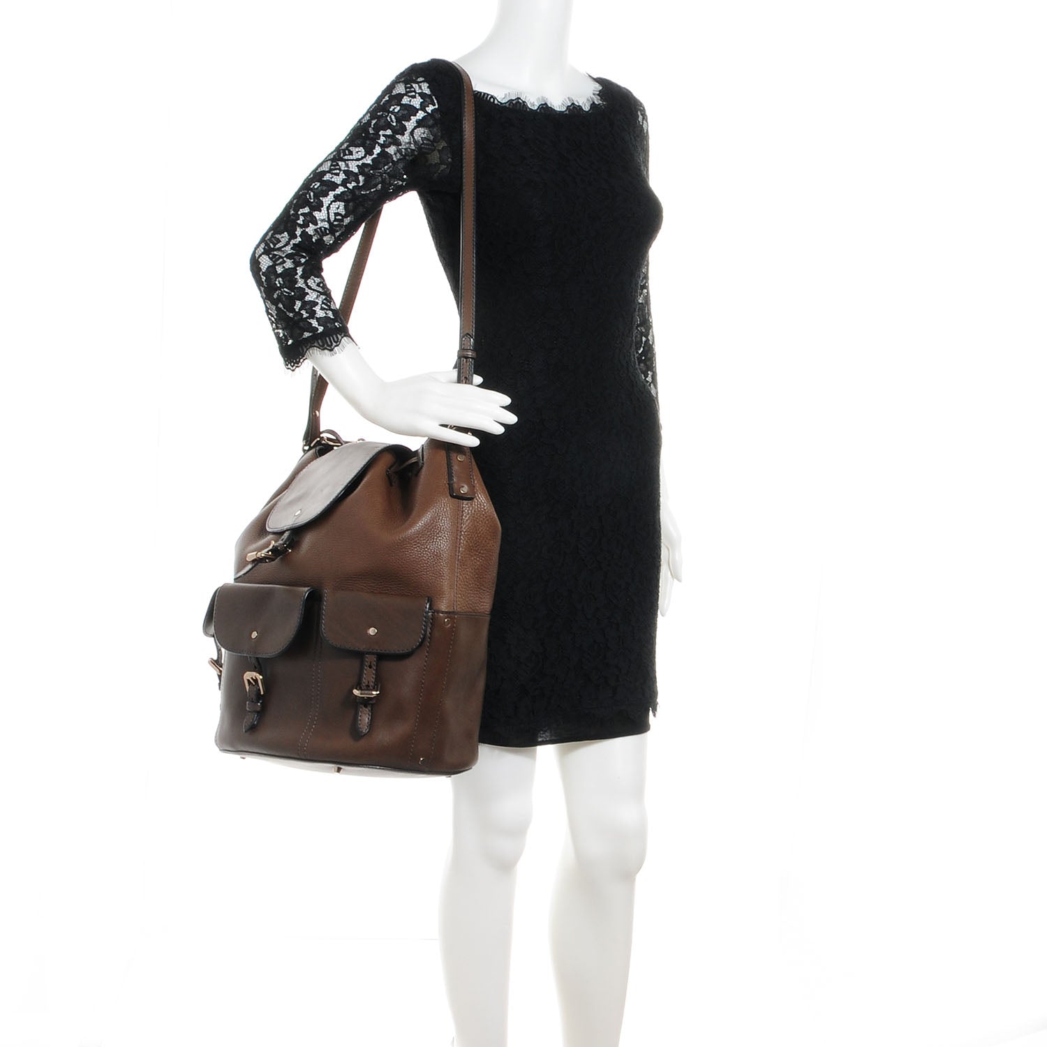 Burberry Grainy Calfskin Large Hobo 2 of 9
