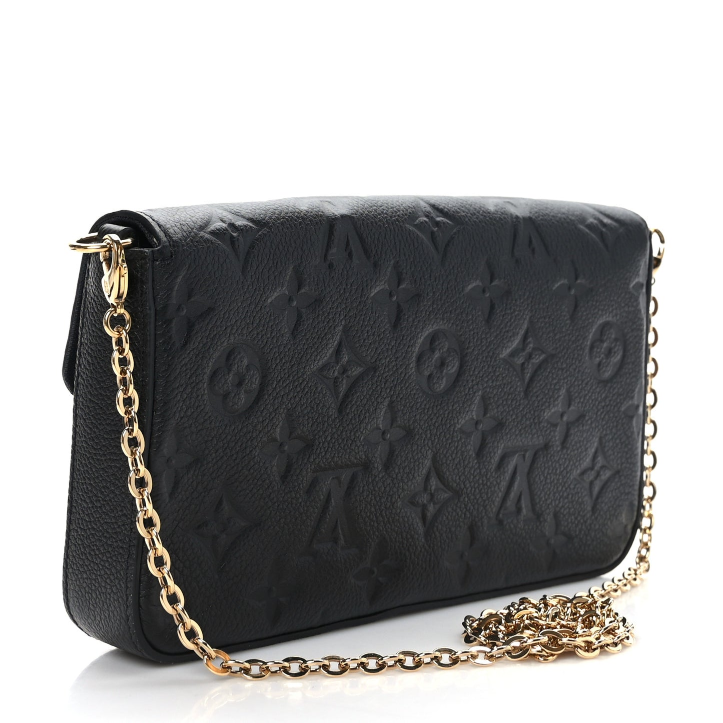 Empreinte Pochette Felicie Chain Wallet Black