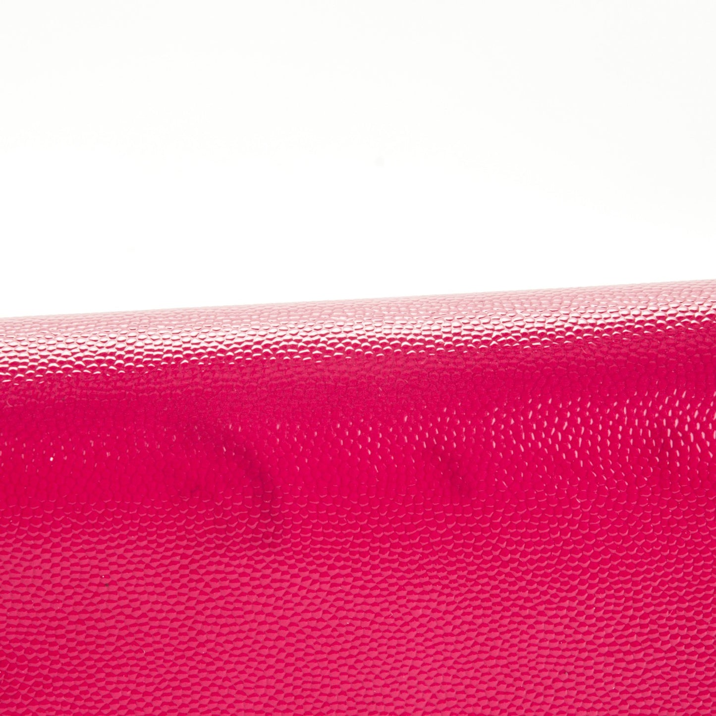 Textured Patent Calfskin Classic Monogram Clutch Fuchsia
