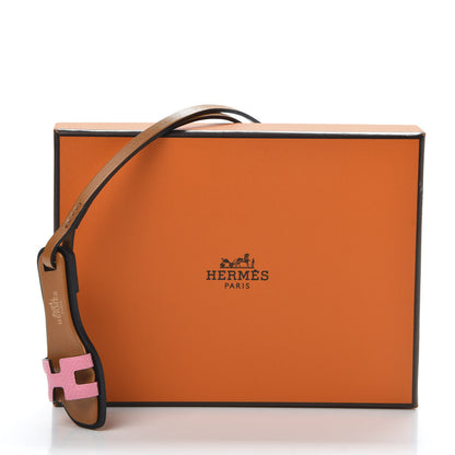 Hermes Epsom Butler Calfskin Hunter Oran Nano Bag Charm Rose Confetti Sable 5 of 5