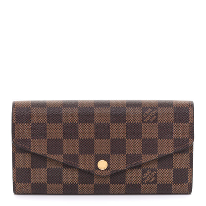 Louis Vuitton Damier Ebene Sarah Wallet NM 1 of 11