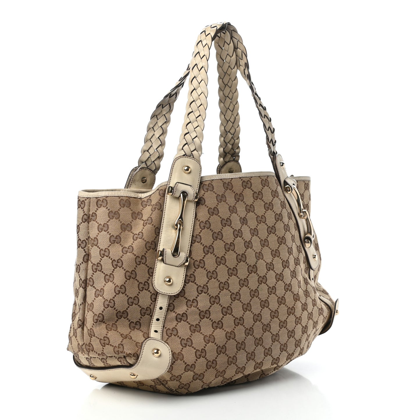 Monogram Medium Pelham Shoulder Bag Off White