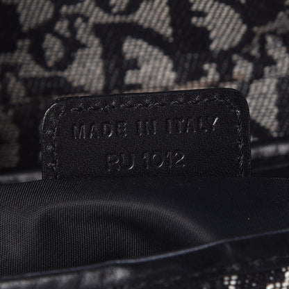 Christian Dior Monogram Saddle Bag Black 7 of 10