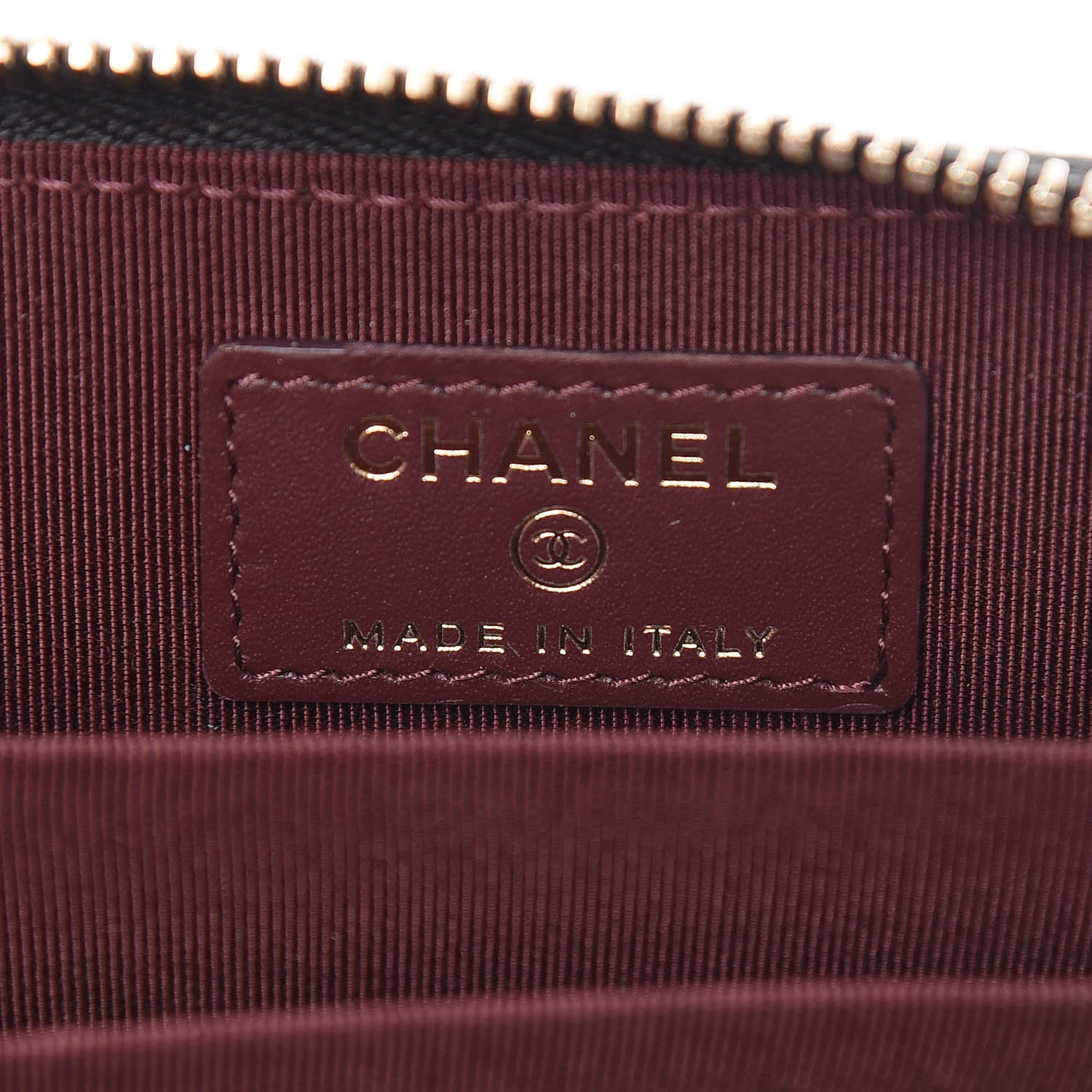 Chanel Caviar Quilted Zip Coin Purse Black 7 of 8