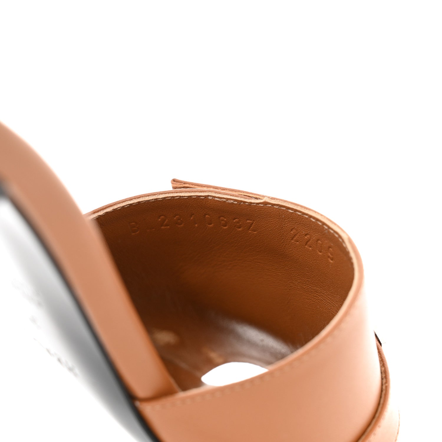 Hermes Calfskin Gigi 50 Sandals 37.5 Naturel 7 of 11