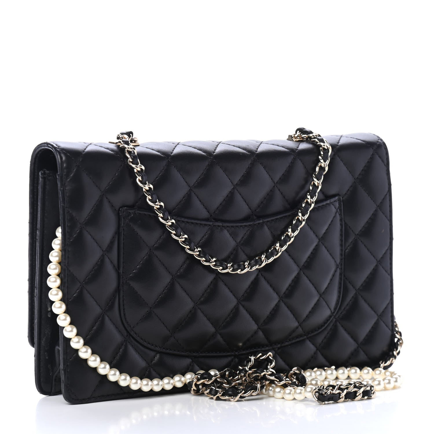 Chanel Lambskin Quilted Fantasy Pearl Flap Black 2 of 4