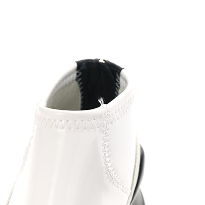 Fendi Vernice High-Tech Womens FFluid Zip Up Sneakers 36 White Black 9 of 15