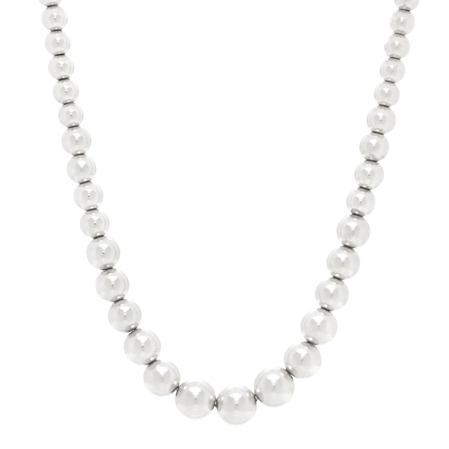 Sterling Silver HardWear Graduated Ball Necklace