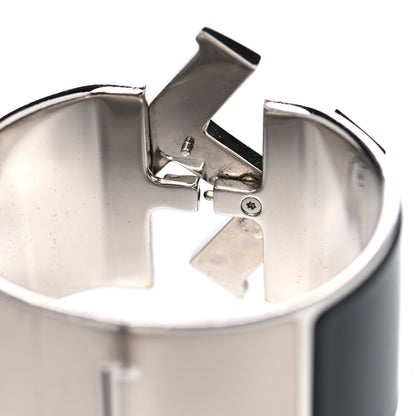 Hermes Enamel Extra Wide Clic Clac H Bracelet PM Black 5 of 6