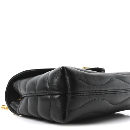 Louis Vuitton Calfskin LV New Wave Chain Bag Black 8 of 9