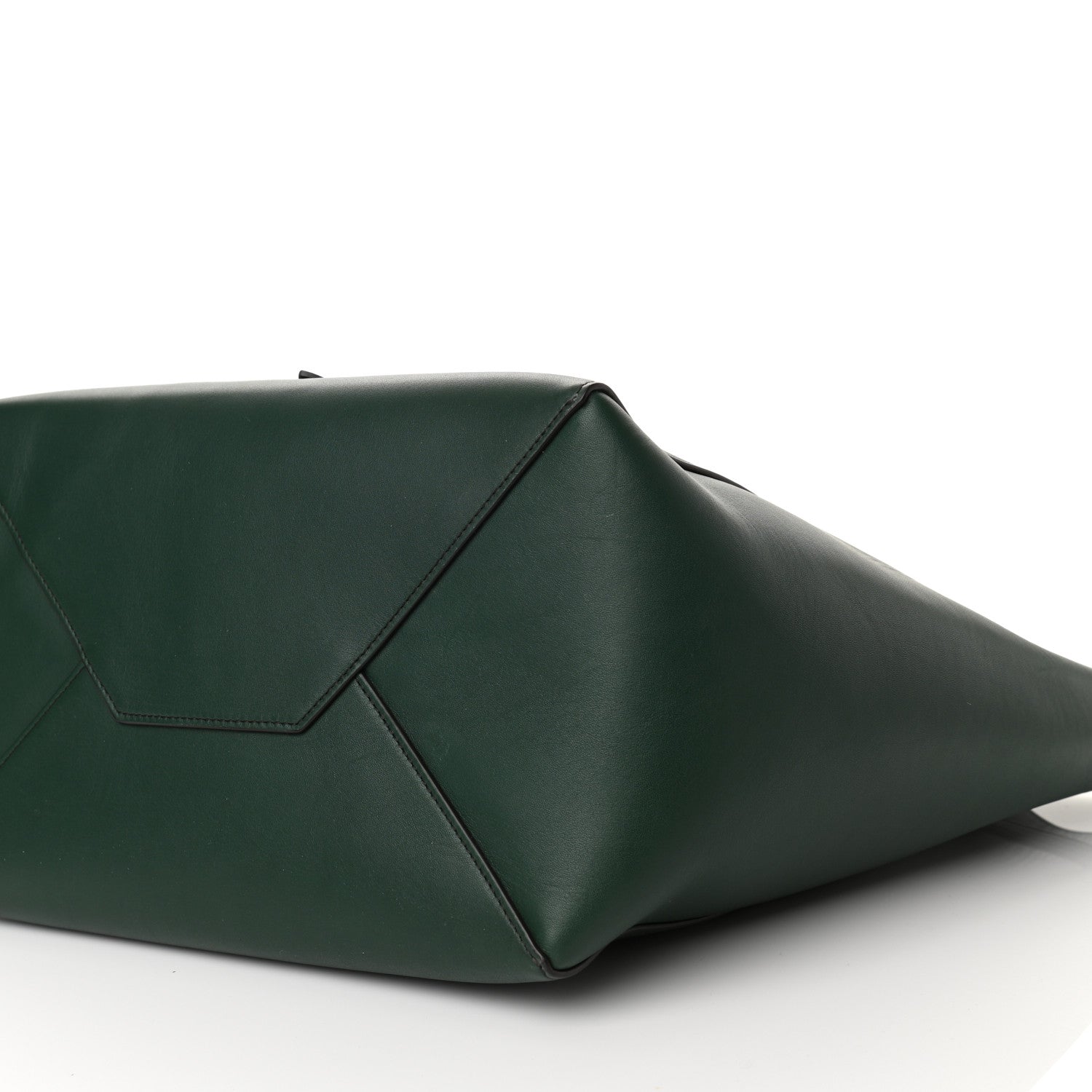 Celine Smooth Calfskin Small Belt Cabas Phantom Dark Green 9 of 9