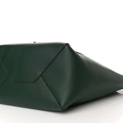 Celine Smooth Calfskin Small Belt Cabas Phantom Dark Green 9 of 9