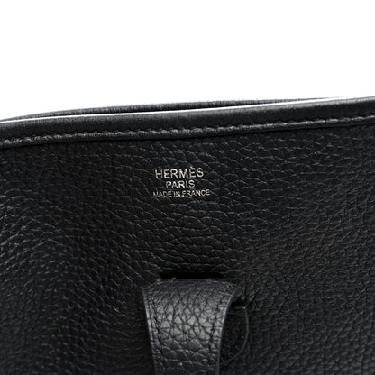 Hermes Taurillon Clemence EVELYNE III PM Black 6 of 10