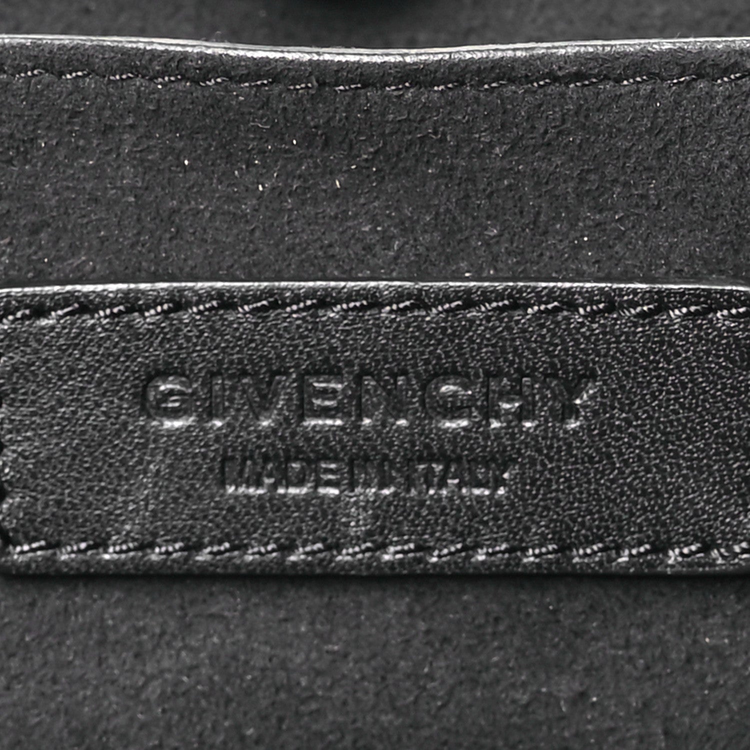 Givenchy Calfskin Crocodile Embossed Medium Shark Lock Satchel Black 6 of 11