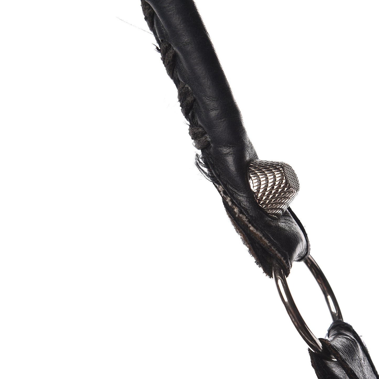 Agneau Giant 21 Silver Hardware Day Hobo Black