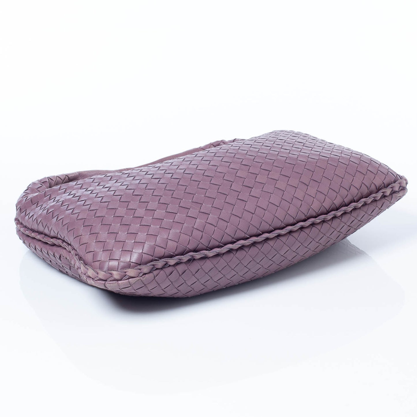 Nappa Intrecciato Medium Veneta Hobo Lilac