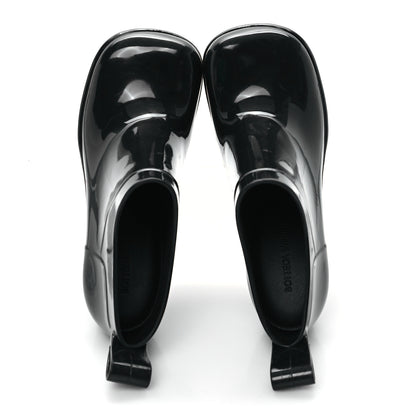 Bottega Veneta Rubber Shine Ankle Boots 37 Black 2 of 9