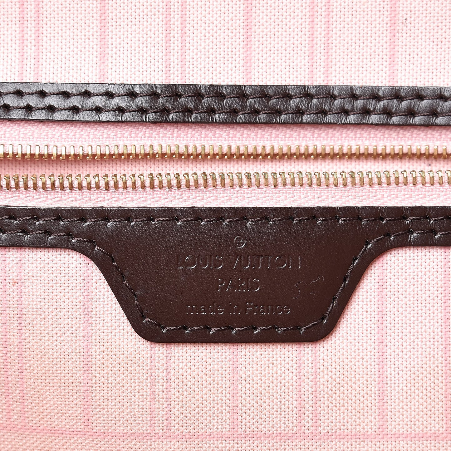 Damier Ebene Neo Neverfull MM Rose Ballerine