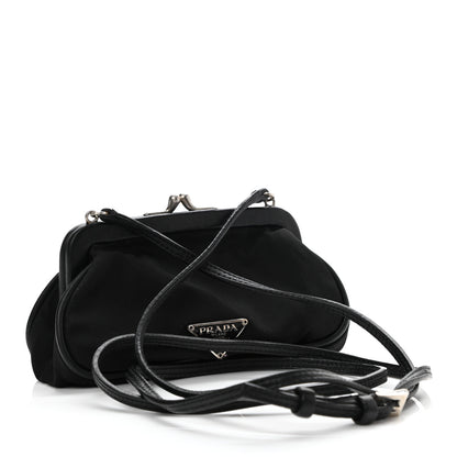 Prada Tessuto Nylon Crossbody Bag Black 2 of 11