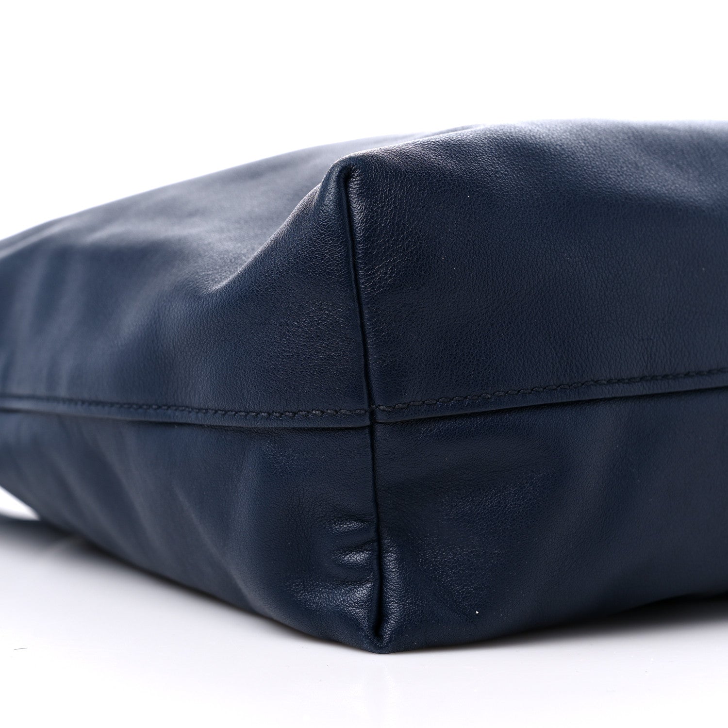 Prada Soft Calf Shopping Tote Bluette 6 of 10