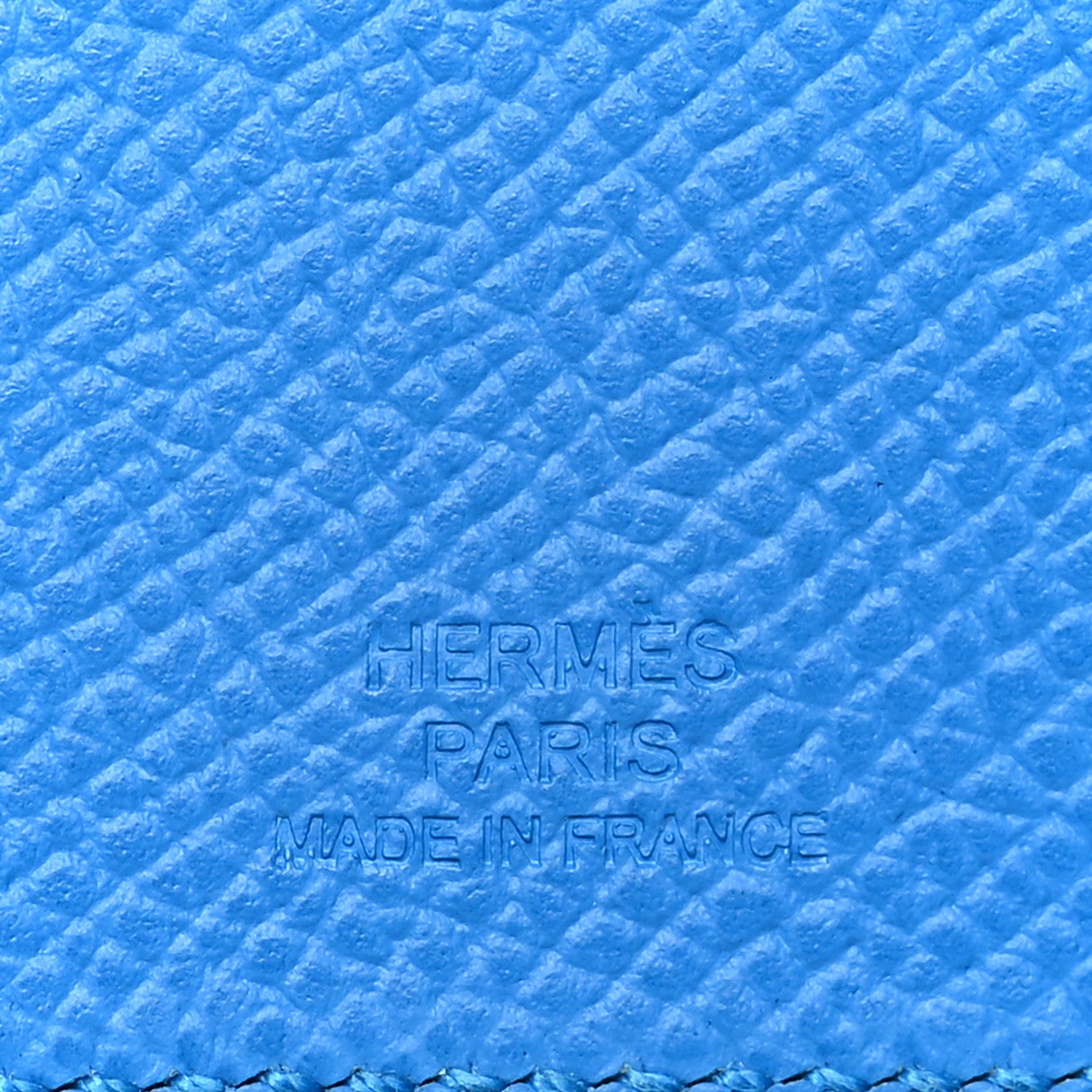 Hermes Epsom Tarmac PM Passport Holder Bleu Zanzibar 6 of 7