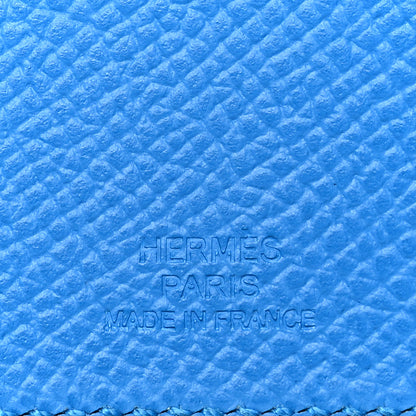 Hermes Epsom Tarmac PM Passport Holder Bleu Zanzibar 6 of 7