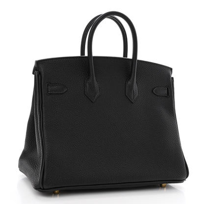 Hermes Togo Birkin 25 Black 3 of 11