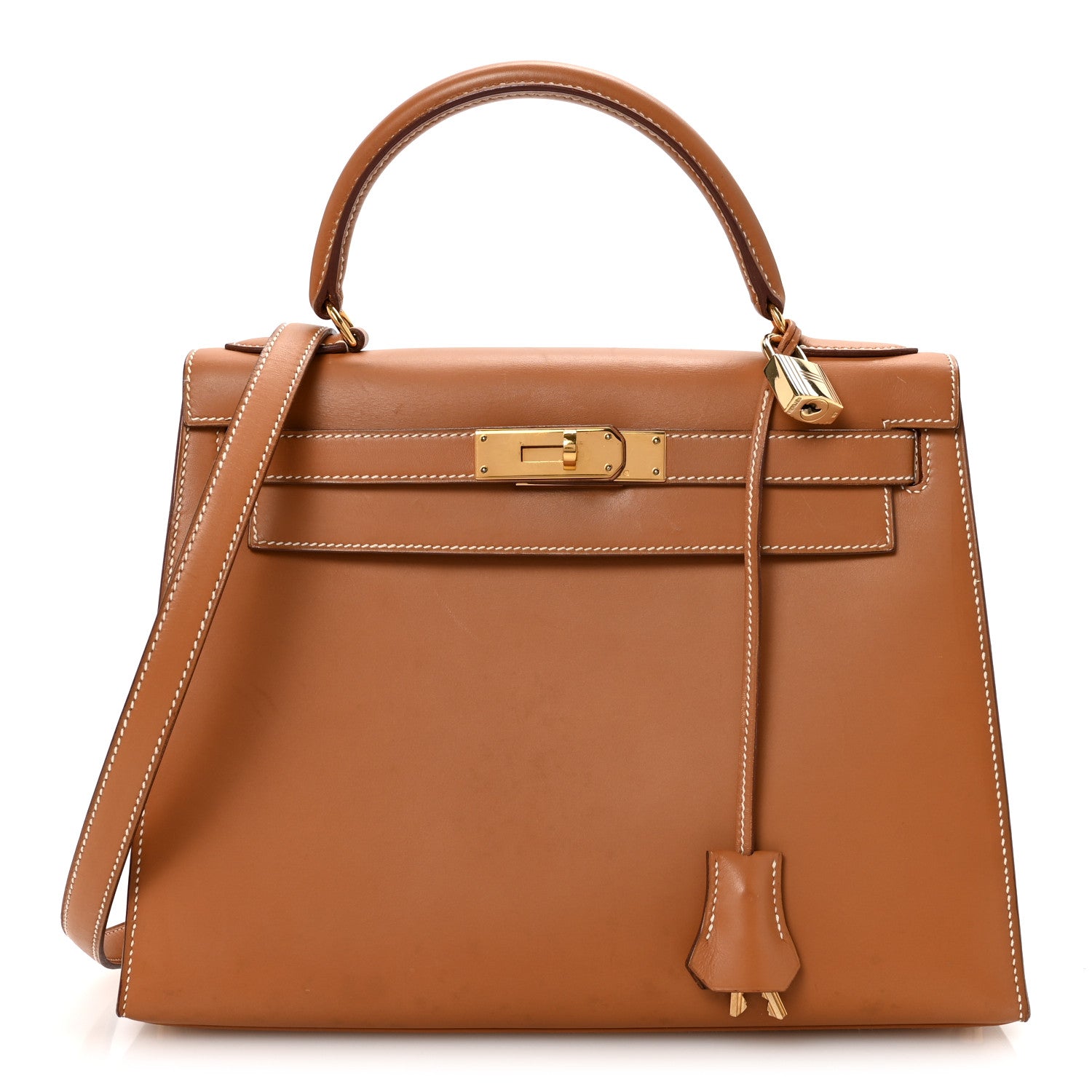 Hermes Chamonix Kelly Sellier 28 Natural 1 of 9