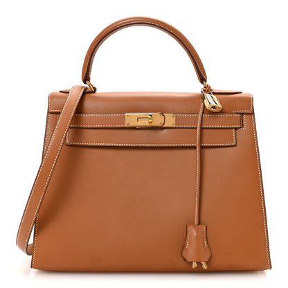 Hermes Chamonix Kelly Sellier 28 Natural 1 of 9