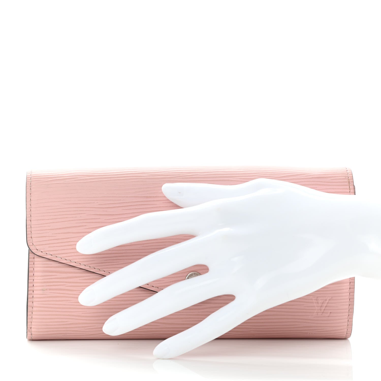 Louis Vuitton Epi Sarah Wallet NM Rose Ballerine 3 of 9