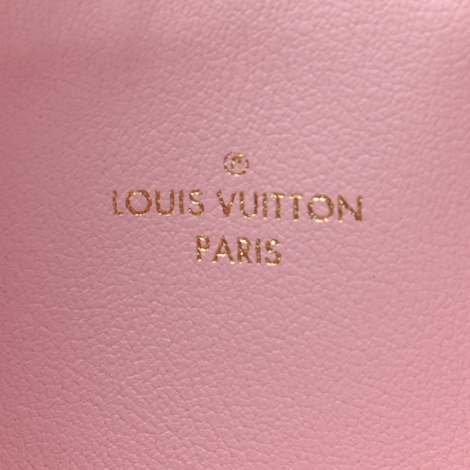 Louis Vuitton Damier Azur Felicie Chain Wallet Zippered Insert Rose Ballerine 6 of 6