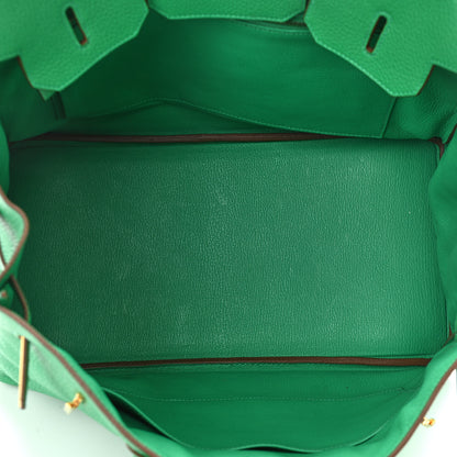 Hermes Taurillon Clemence Birkin 35 Menthe 4 of 12