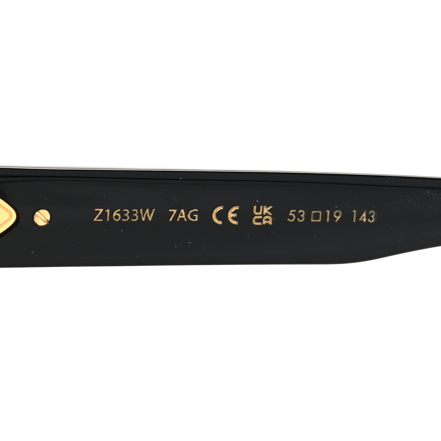 Acetate My Monogram Anti-Blue Light Sunglasses Z1633W Black