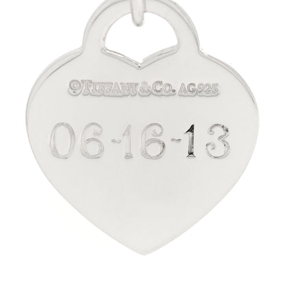 Tiffany Sterling Silver Notes I Love You Heart Pendant 3 of 3
