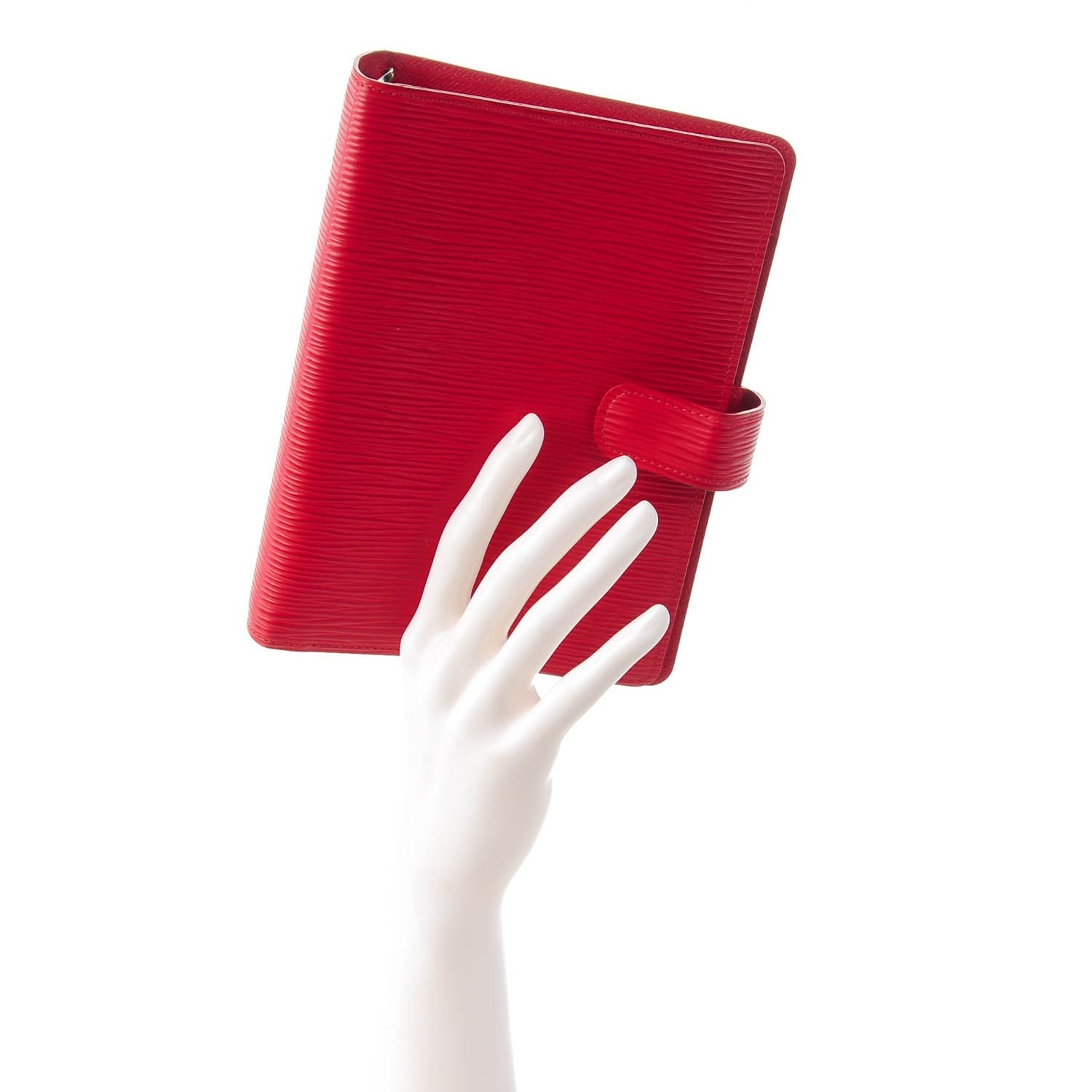 Louis Vuitton Epi Medium Ring Agenda Cover Rouge 2 of 7