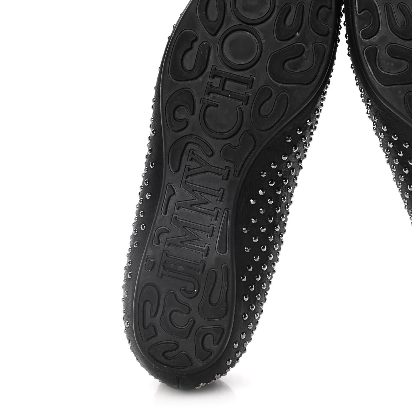 Suede Studded Wheel Weekend Slipper 38.5 Black